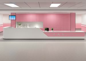 Meja Resepsionis Perawat, Stasiun Resepsi Rumah Sakit Anak, Meja Resepsi untuk Perabot Laboratorium - Product Image 4