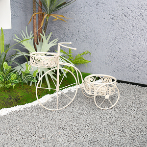 Support de fleurs décoratif de jardin, vente en gros, support de Pot de <span class=keywords><strong>plante</strong></span> en métal pour <span class=keywords><strong>vélo</strong></span> - Product Image 6