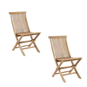 Chaises de jardin pliantes modernes en matériaux écologiques naturels, chaises d'extérieur et de banquet en bois massif À VENDRE - Product Image 3