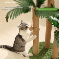 Griffoir pour chat en sisal durable en gros, avec colonnes de 40/60/80 cm et base recouverte de tissu, pour le jeu des chats d'intérieur