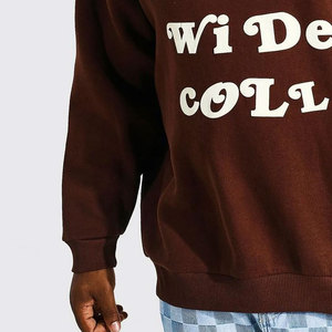 Sweat-shirt à capuche surdimensionné pour hommes de grande taille, teint en couleur unie, imprimé numérique pour l'hiver avec logo personnalisé - Product Image 6