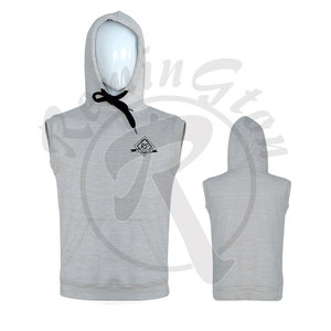 Offre Spéciale bonne qualité hommes débardeurs à capuche sport musculation gymnastique sans manches sweats à capuche pour hommes - Product Image 3