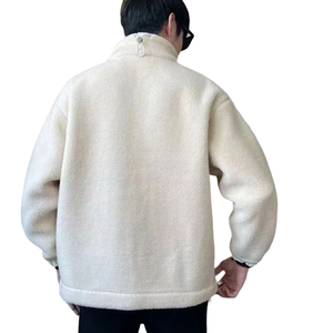 Abrigo de lana de invierno para hombre, chaqueta para hombre, Color sólido, holgada, cálida, a la moda, estilo de calle, chaqueta de lujo para hombre, ropa de lana - Product Image 3