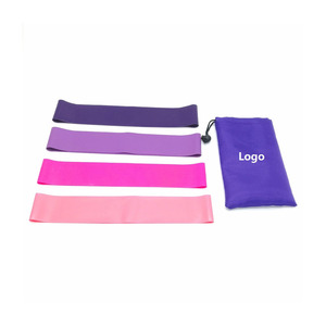 Bandas de resistencia a la cadera de tela larga antideslizante con estampado personalizado para yoga, fitness, piernas y manos - Product Image 3