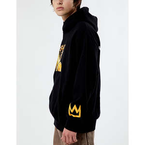 เสื้อสวมหัวพิมพ์ลายสไปเดอร์สำหรับผู้ชายโอเวอร์ไซส์ผ้าฝ้ายมีฮู้ดพิมพ์โลโก้ได้ตามต้องการ - Product Image 4