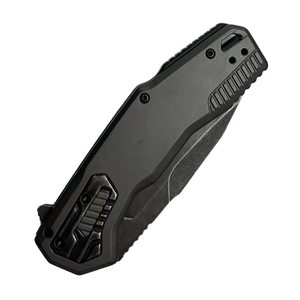 Navaja de Bolsillo Plegable con Hoja de Acero de Damasco PRESTIGE de Alta Calidad Personalizable OEM, Mango de Aluminio, Punta de Caída, 1 Año de Garantía - Product Image 3