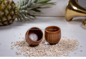 Tasse à thé en bois jetable écologique de luxe moderne de 100ml Logo personnalisable pour un usage domestique disponible à des prix bon marché - Product Image 5