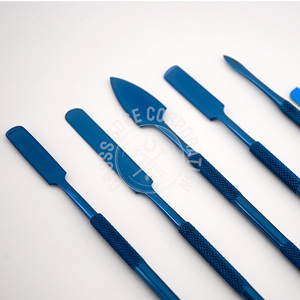 New Arrival Blue 5 Pcs/Set Wax Carving <b>Tools</b> 120mm 160mm Stainless Steel Double Ended Sculpting <b>Makeup</b> Private Label Silicone - Product Image 6
