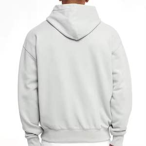 Sudadera con Capucha Extra Grande de Estilo Holgado con Hombros Caídos, Sudadera Corta de Algodón Y2K para Hombre, Sudadera con Capucha Personalizada de Alta Calidad - Product Image 4
