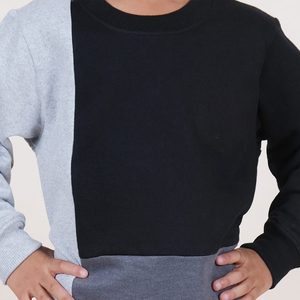 Jersey de punto de algodón para niños, sudaderas de varios paneles con estampado personalizado, precio barato al por mayor para la temporada de invierno para niños - Product Image 5