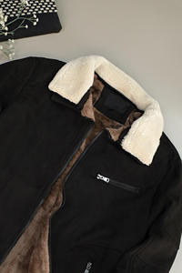 Veste universitaire pour homme à col montant, tendance 2026, design tendance, vente chaude, logo personnalisé imprimé, devant - Product Image 3