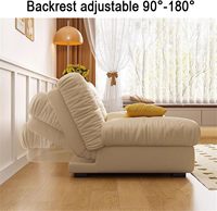 Canapé convertible moderne en tissu, convertible en lit, pour appartement, hôtel ou école, meubles de salon pliants élégants