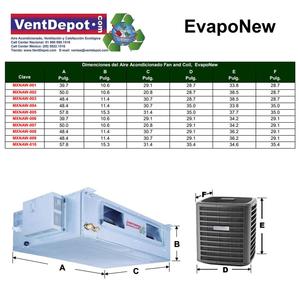 Ventilatore e Unità di Raffreddamento per Centri Educativi, MXNAW-004, 48000 BTU, 4 - Product Image 4