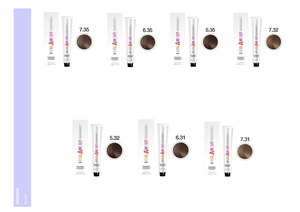 ครีมเปลี่ยนสีผม GLAMOUR PROFESSIONAL ระดับพรีเมียม ปราศจากแอมโมเนีย 100 มล. สำหรับทุกสภาพเส้นผม สีน้ำตาลถาวร ผสมน้ำมันอาร์แกน - Product Image 5