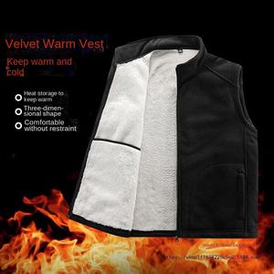 Chaleco sin Mangas con Capucha Informal de Invierno 2024 para Hombre, Cierre de Cremallera, 100% Poliéster, Impermeable, Transpirable y Ecológico - Product Image 3