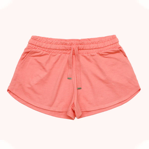 <b>Women's</b> 100% Cotton Breathable and Comfortable Stretch Plain Terry <b>Shorts</b> Lightweight Bermudashorts for Sporty Ladies - Product Image 1