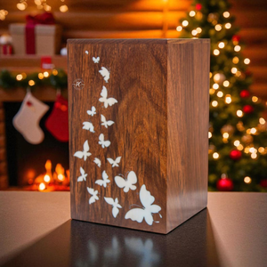 กล่องใส่เถ้ากระดูกโรสวู้ดทำด้วยมือโกศขนาดใหญ่สำหรับเก็บขี้เถ้า - Product Image 2