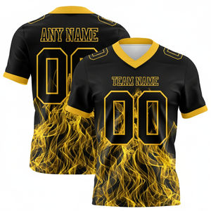 Maillot de football américain à manches longues personnalisé pour hommes, jeunes et adultes, uniforme de sport d'équipe, chemise, prix bas, OEM personnalisé - Product Image 3