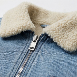 Veste en jean pour femme, couleur personnalisée, broderie, impression cinq étoiles, toile élégante, vêtements d'extérieur tendance, streetwear - Product Image 4