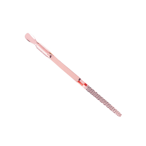 Stainless Steel Nail Art <b>Cuticle</b> Remover <b>Tool</b> Set Manicure Pusher Dead Skin Spoon In Pink For Nail Care - Product Image 3