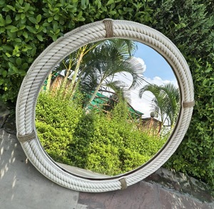 Miroir mural rond de luxe en mosaïque, miroir décoratif intérieur et extérieur très vendu, WONDER OVERSEAS pour les mariages, luxe haut de gamme - Product Image 5