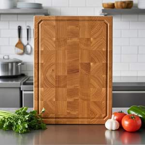 La mejor tabla de cortar rectangular de madera con mango 12mm de espesor Durable Apto para lavavajillas - Product Image 1