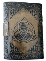 Libro de hechizo personalizado hecho a mano LIBRO DE Wiccan Magic Pentagram diario de cuero genuino diario cuaderno nuevo libro de notas de tapa dura