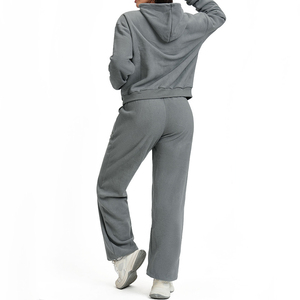Conjunto Deportivo de Dos Piezas para Mujer, Sudadera con Capucha y Pantalones para Gimnasio, Fitness y Running - Product Image 4