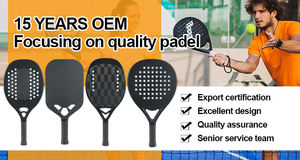 Logo personnalisé paleta de padel 3K/12K/18K raquettes de padel personnalisées en fibre de carbone raquetas de padel raquetas de padel - Product Image 5