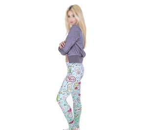   Leggings de yoga ultra doux en polyester 100 % écologique, taille haute croisée en V, compression athlétique pour la gym et l'entraînement - Product Image 4