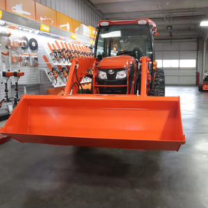 Tracteur 4x4 Mini Kubota avec chargeur frontal et pelle arrière, moteur et pompe pour tonte de pelouse, agriculture, surveillance à distance, composant moteur principal - Product Image 1