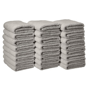 Lot de serviettes de barbier et de salon en coton 100 % à séchage rapide, personnalisables, pour hôtels et spas, avec techniques de tissage - Product Image 1