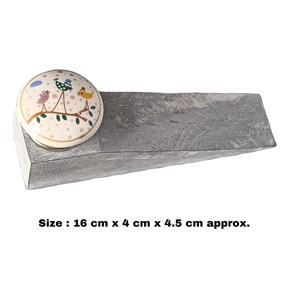 High Quality Handcrafted Wooden <b>Door</b> Stopper with Ceramic Knobs <b>for</b> Kitchen Bedroom Hotel Industrial Drawer Dresser-Gift Items - Product Image 2