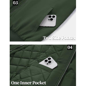 Giacca Bomber Invernale Personalizzata da <span class=keywords><strong>Uomo</strong></span> con Collo in Pelliccia Sintetica, Fodera Spessa, Tasche Funzionali e Supporto <span class=keywords><strong>Completo</strong></span> per Etichetta Privata OEM ODM - Product Image 3