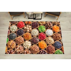 Alfombra Impresa: Moderna, Antideslizante, Diseño Vibrante con Especias, Alfombra Delgada No Tejida - Product Image 3