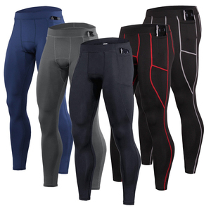 Private Label Heren Sportkleding Panty 'S Workout Met Zak Fitness Hardloopbroek Compressie Legging/Heren Panty 'S En <span class=keywords><strong>Leggings</strong></span> - Product Image 1