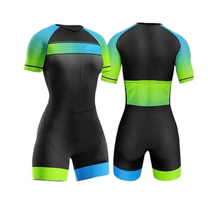 Nouveau maillot de cyclisme à manches courtes à séchage rapide OEM, vêtements de vélo respirants, combinaison de triathlon, combinaison de cyclisme pour femmes - Product Image 6