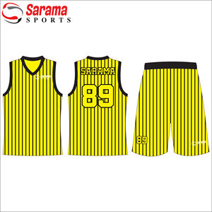 Sublimation Printing Logo Red White Loungewear Tracksuits Uniformes de basket-ball pas cher Réversible Nouveau, - Product Image 1