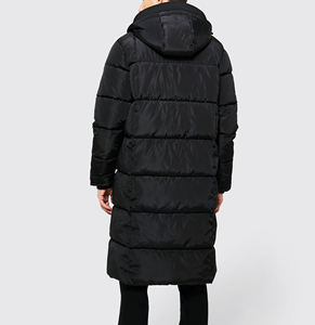 Veste longue matelassée d'hiver, chaude, coupe-vent, épaisse et isolée, streetwear pour hommes et femmes - Product Image 4