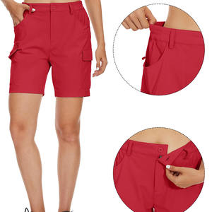 Meilleur design Short cargo Séchage rapide Classique Été Quotidien Mode décontractée Couleur unie Short respirant pour femmes - Product Image 3