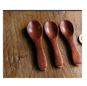 Mini cuchara de madera de alta calidad y cuchara de madera de uso hecho a mano para especias y café precio al por mayor - Product Image 5