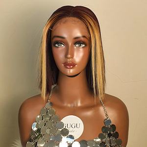 PERRUQUE DROITE BOB HD LACE AVANT PERRUQUE DE CHEVEUX CRUS VIETNAMIEN - Product Image 1