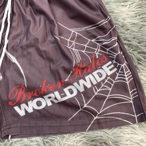 2024 vente entière maille tissu hommes sous vêtements OEM Service court pour hommes Fitness porter propre marque Logo sérigraphié hommes Shorts - Product Image 5