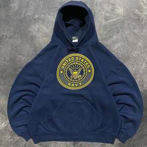 เสื้อฮู้ดพิมพ์ลาย DTG โอเวอร์ไซส์สำหรับผู้ชายเสื้อมีฮู้ดลายเทอร์รี่แบบฉีก - Product Image 1