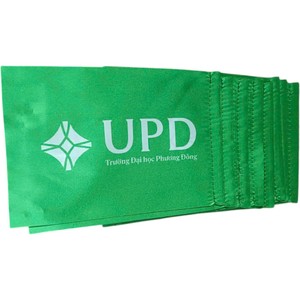 Bandera de Mano de Poliéster con Diseño de Círculo Rojo, Palo de Plástico, Portátil para Actividades Promocionales - Product Image 6