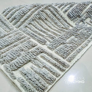 Elegante Alfombra de lana anudada a mano de alta calidad hecha a mano con detalles intrincados para sala de estar, dormitorio y estilo interior - Product Image 5