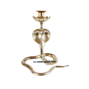 Portavelas de diseñador con forma de reno, Color dorado brillante, aluminio, Metal, hormigón, vela única, tarro, accesorios para rayos - Product Image 6