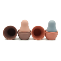 Matryoshka russe poupée gigogne Silicone Montessori blocs empilables jouet jouets éducatifs pour enfants
