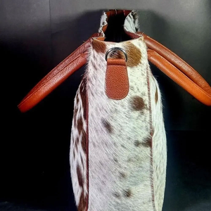 Nouveau sac à main en cuir de vachette véritable fourrure de designer personnalisé pour femmes Style classique Durable Multifonctions Accessoires de mode - Product Image 4