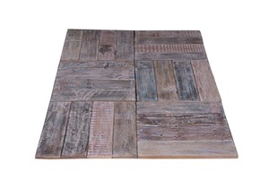 Azulejos de madera reciclada Thursten para uso doméstico Color sólido Antiestático y antideslizante Estilo liso ecológico - Product Image 2